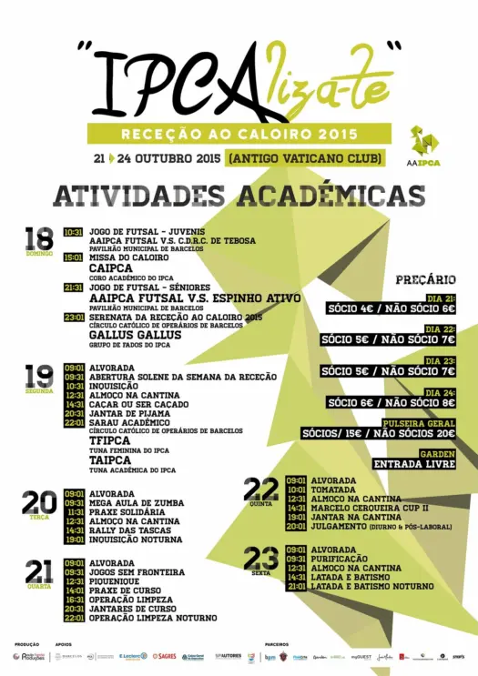 Atividades Académicas IPCAliza-te 2025