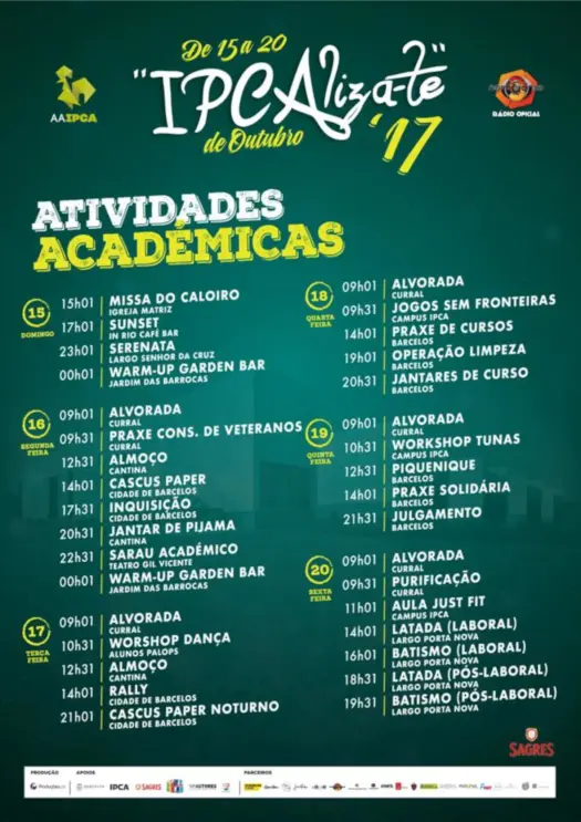 Cartaz Académico PCAliza-te 2017