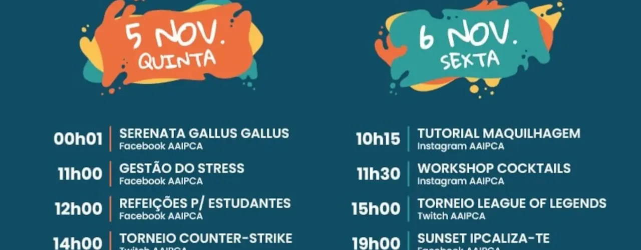 Cartaz IPCAliza-te 2020