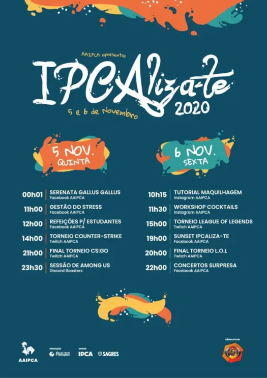Cartaz IPCAliza-te 2020